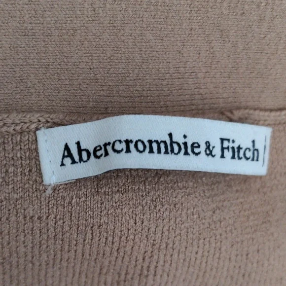 🤎 Abercrombie & Fitch Light Mocha Beige Large Bodysuit with Crisscross Straps - Picture 3 of 5